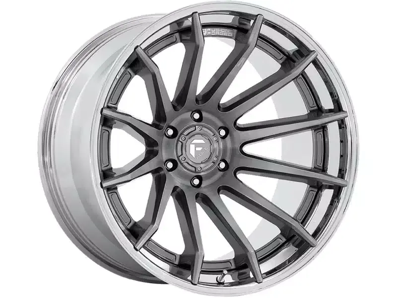 Must Have Fuel Brushed Platinum Burn Wheel FC403AP22106818N | RealTruck