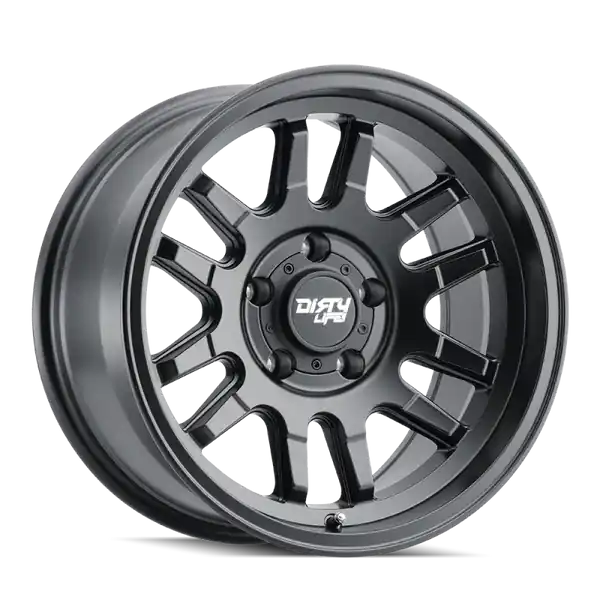 Dirty Life 9310 Canyon 17x9 / 6x139.7 BP / 0mm Offset / 106mm Hub Matte Black Wheel Authentic