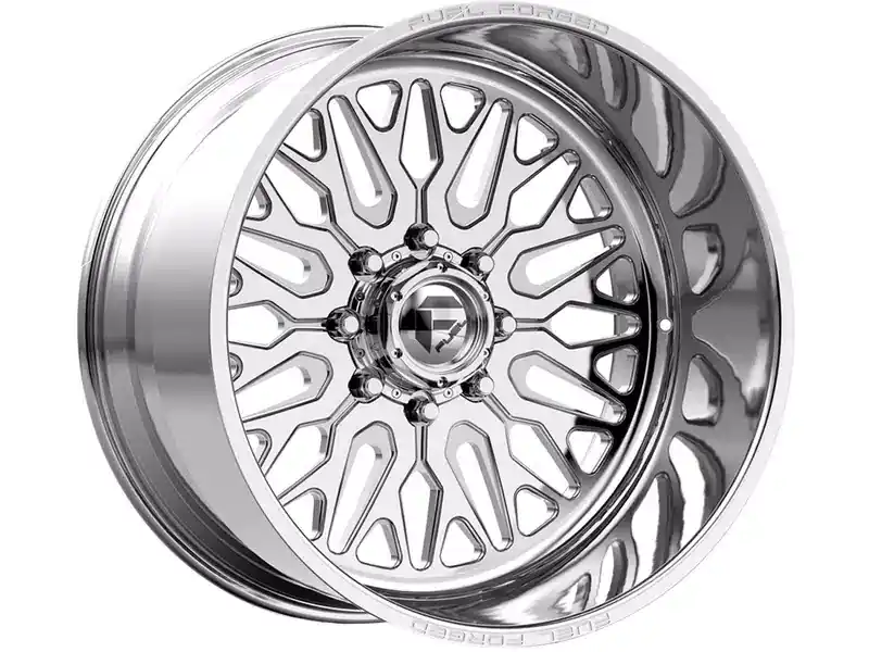 Fan Favorite Fuel Forged Polished FF109 Grin Wheel FFDFF109C17-1-34 | RealTruck