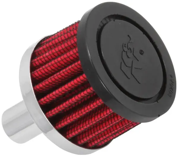 Free Delivery K&N Steel Base Crankcase Vent Filter .625in Vent OD x 2in OD x 1.5in Height