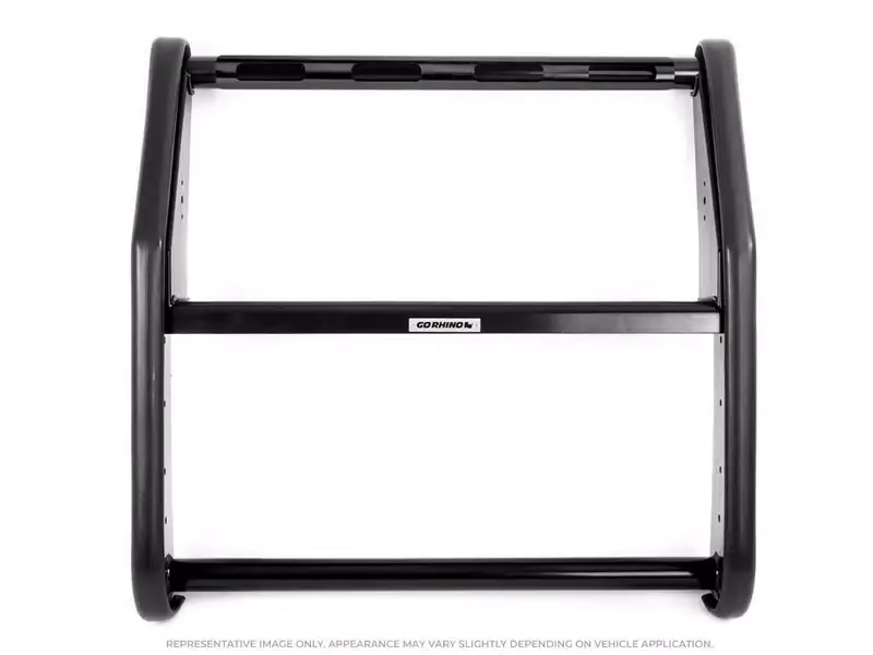 No Minimum Order Go Rhino LR Series Push Bumper with 4-Light Mask 5077-4L51 | RealTruck