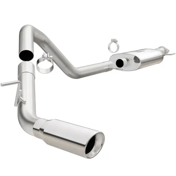 MagnaFlow 15-16 Ford Expedition V6 3.5L Cat-Back, SS, 4in Tip Single Psgr Side Exit Today Only