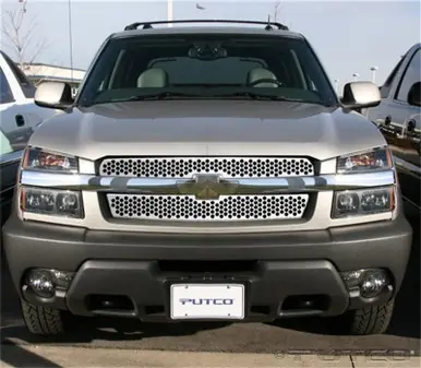 Putco 02-06 Chevrolet Avalanche w/Body Cladding Punch Stainless Steel Grilles - 84126 Order Now