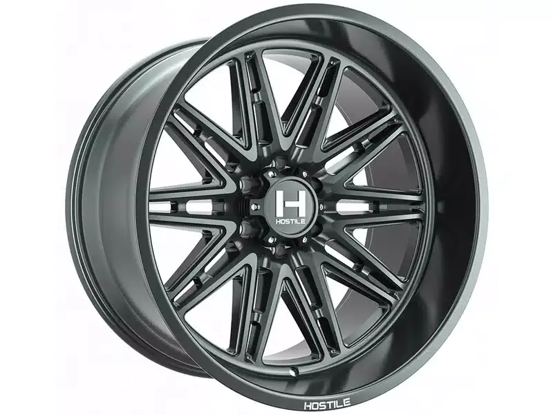 Hostile Matte Black Maniac Wheel H126-2010513947BB | RealTruck Don’t Miss Out
