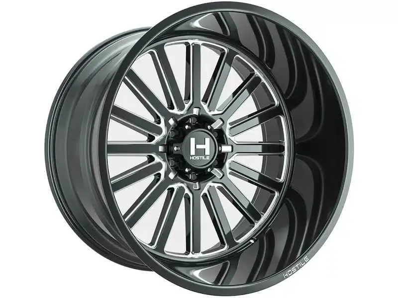 Hostile Milled Gloss Black Titan Wheel H127-2010816547B | RealTruck Price Cut