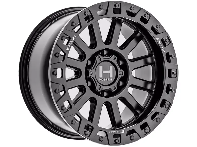 Top Rated Hostile Matte Black Dominator Wheel H139-1890816555SA | RealTruck