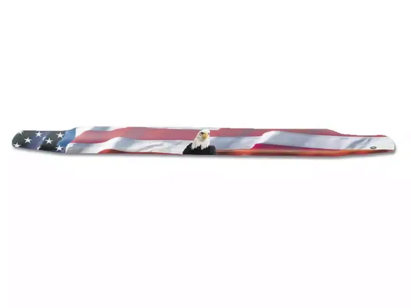 Genuine Husky Liners American Flag with Eagle Bug Shield 2818503 | RealTruck