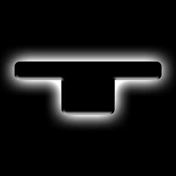 ORACLE Lighting Universal Illuminated LED Letter Badges - Matte Blk Surface Finish - T Instant Buy