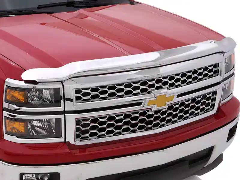 Fan Favorite Husky Liners Chrome Aeroskin Low Profile Hood Protector 2892217 | RealTruck