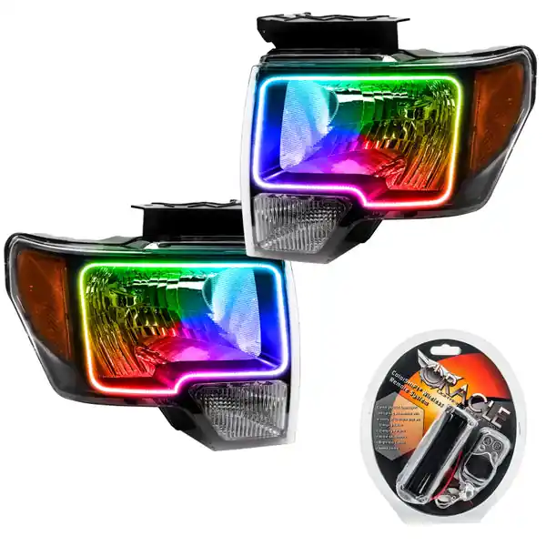 Limited Offer Oracle 09-14 Ford F-150 LED HL - Black - ColorSHIFT