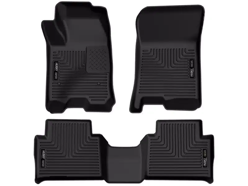 Husky Liners WeatherBeater Front & Second Seat Floor Liners - 3 Piece 99221 | RealTruck Top Pick