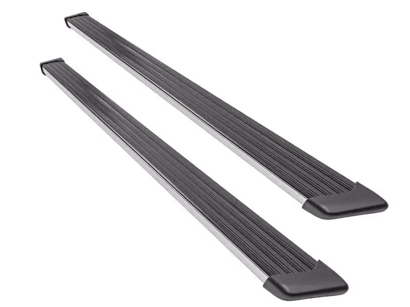 In Demand Ionic 61 Series Brite Running Boards 612080&IAT-93075 | RealTruck
