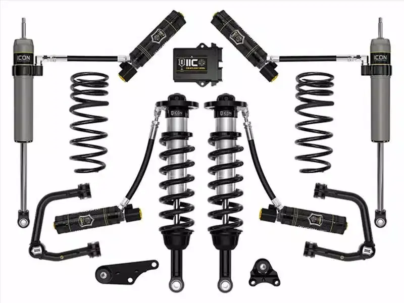 While Supplies Last Icon 1.25"-3" Adjustable Coilover Lift Kit K53296TS | RealTruck