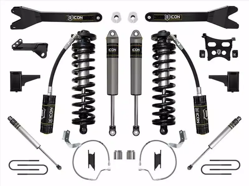 Trusted Brand Icon 4"-5.5" Adjustable Coilover Lift Kit K63213R | RealTruck