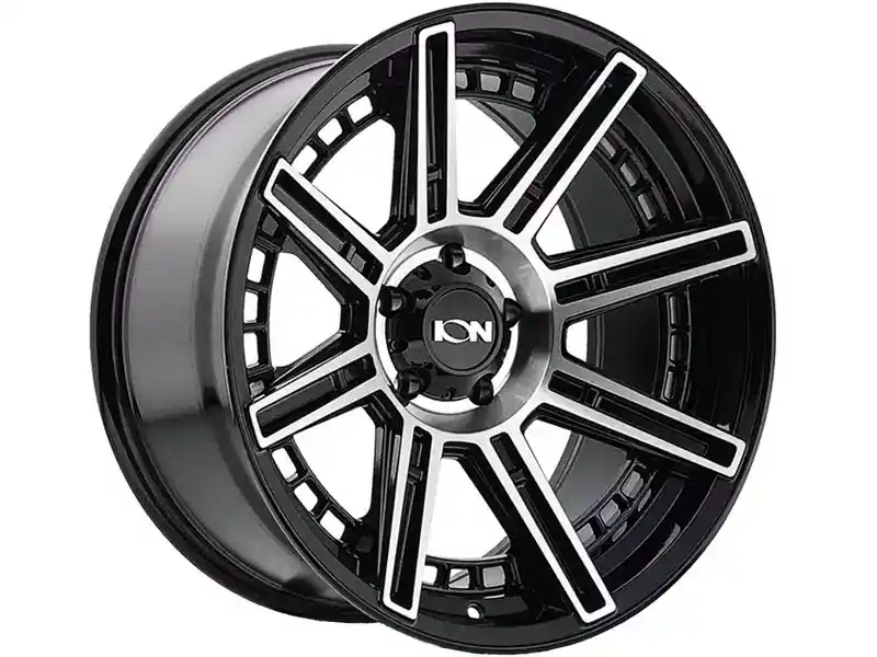 Authentic Ion Machined Gloss Black 149 Wheel 149-2970B | RealTruck