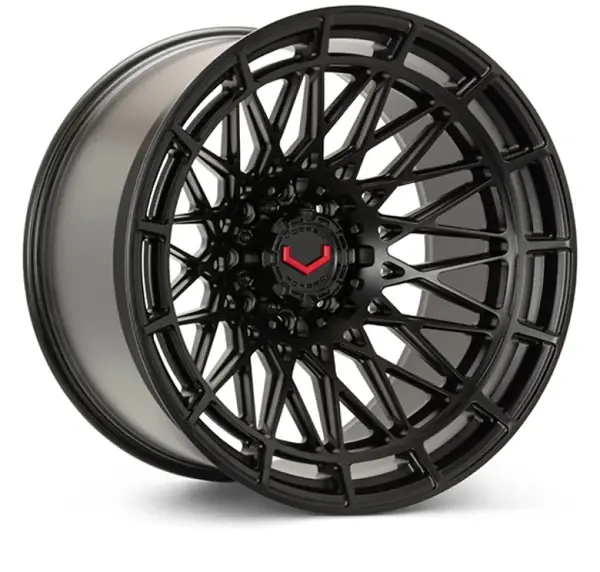 Seasonal Sale Vossen LCX-03 22x10 - 8x165.1 - ET18 - Super Deep - 125.1 - Satin Black Wheel