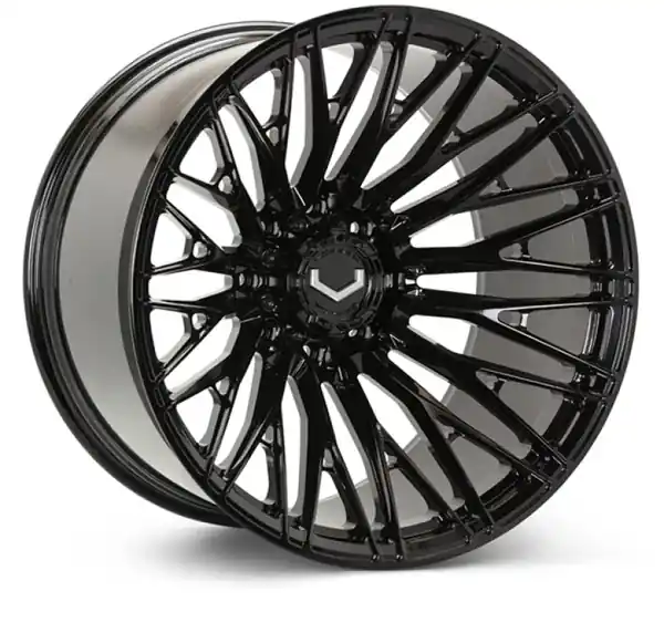 Crafted Vossen VFX-04 24x12 - 8x165.1 - ET44 - Ultra Deep - 125.1 - Gloss Black Wheel