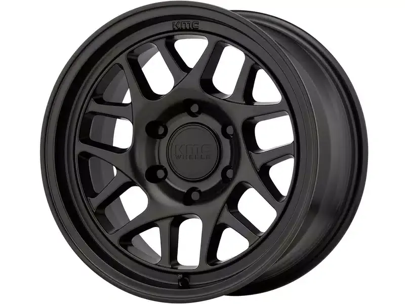 Authentic KMC Matte Black KM717 Bully OL Wheel KM71778558700 | RealTruck