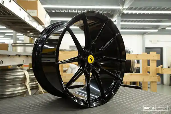 Big Sale Vossen x Novitec NF9 22x12in - 5x114.3 BP - ET33 - Gloss Black Ferrari 488 / F8 Rear Wheel