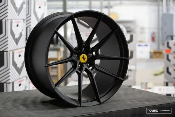 Vossen x Novitec NF9 22x11.5in - 5x114.3 BP - ET29 - Satin Black Ferrari 296 Rear Wheel Sale