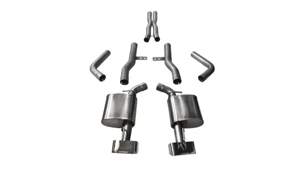 Corsa 2015-2023 Dodge Challenger SRT / Scat Pack / R/T 6.4L Polished Xtreme Cat-Back Exhaust Fast Shipping