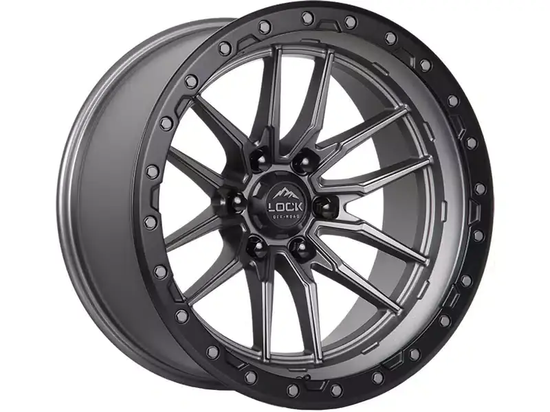 Lock Off-Road Grey Krawler Wheel KRAWLER-8957MGMBR1 | RealTruck Final Sale