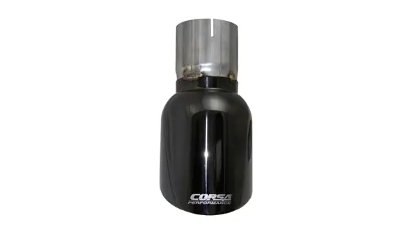 Corsa 2009-2019 Single Universal 3.0in Inlet / 4.5in Outlet Black PVD Pro-Series Tip Kit Premium
