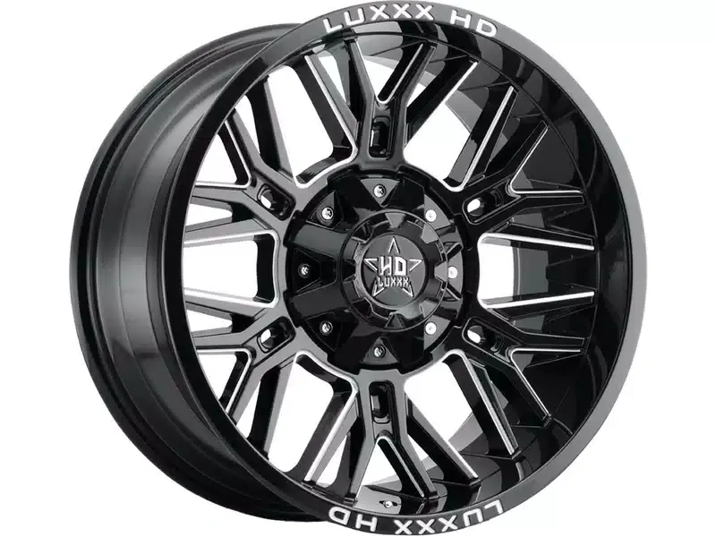 Luxxx HD Milled Gloss Black LHD25 Wheel LHD2520106135139-18G-A1 | RealTruck Limited Time