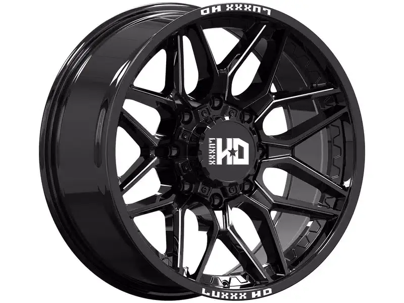 Must Have Luxxx HD Milled Gloss Black LHD36 Wheel LHD3620961351397-0G-A1 | RealTruck