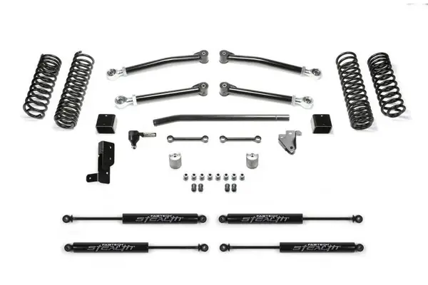 Fabtech 18-21 Jeep JL 4WD 4-Door 3in Trail w/Stealth New Arrival