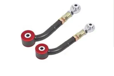 Next Day Delivery BMR On-Car Adjustable Upper Trailing Arms; Polyurethane/Rod End Combo; Black Hammertone