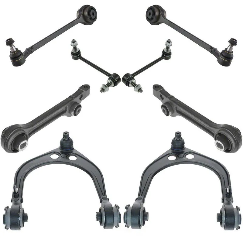 Today Only Front Upper and Lower Control Arms with Ball Joints and Front Sway Bar Links