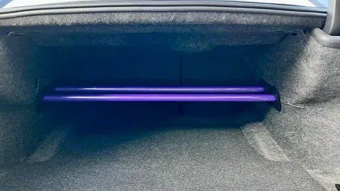 2-Point Rear Shock Tower Brace; Plum Crazy Special Discount