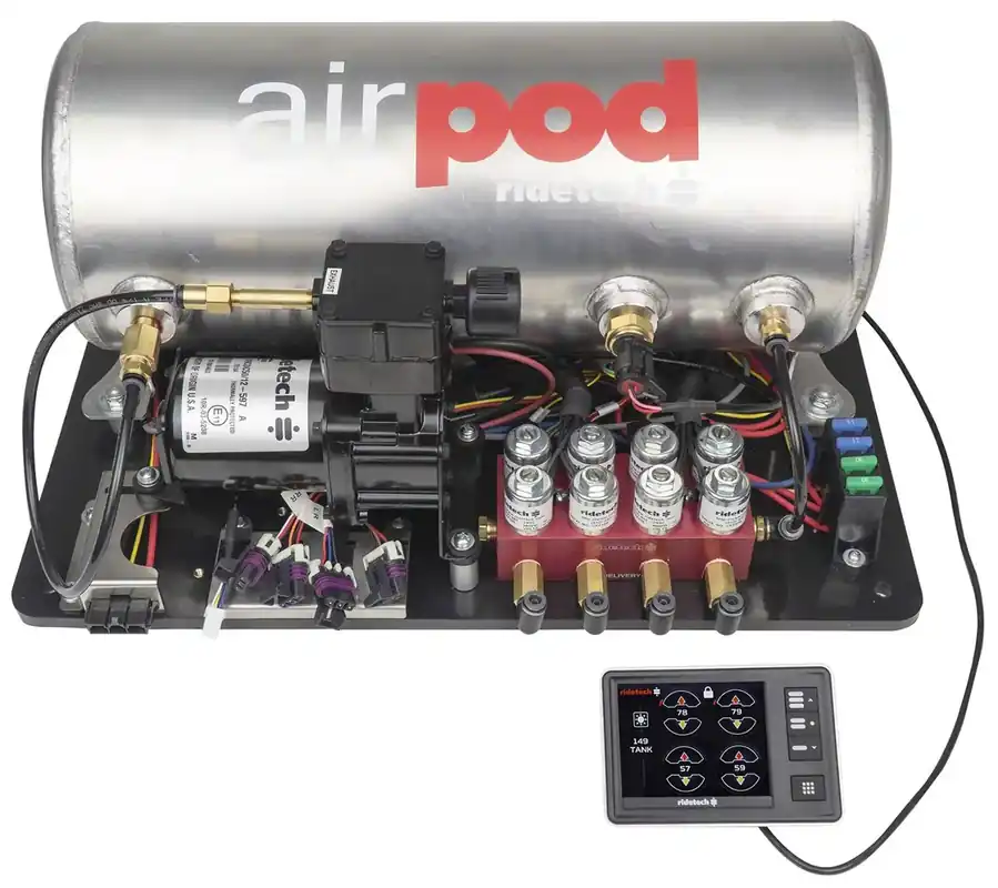 Special Discount Ridetech RidePro E5 Air Ride Suspension Control System; 3-Gallon