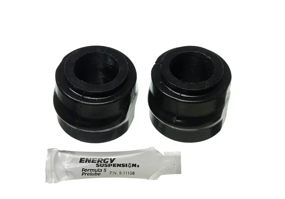 Top Rated Front Sway Bar Bushings; 25mm; Black