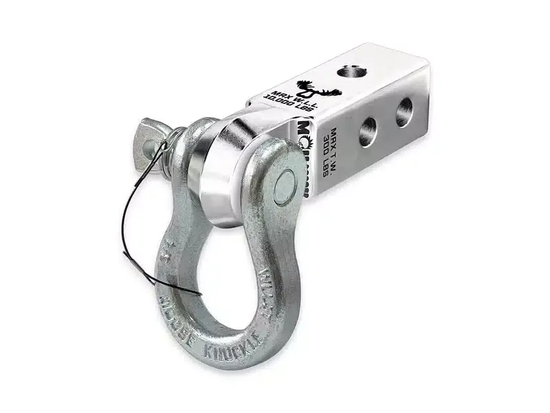 Cheap Moose Knuckle B'oh 3/4" Shackle & Atomic Silver Mohawk 2.0 Receiver Combo FN000034-012 | RealTruck