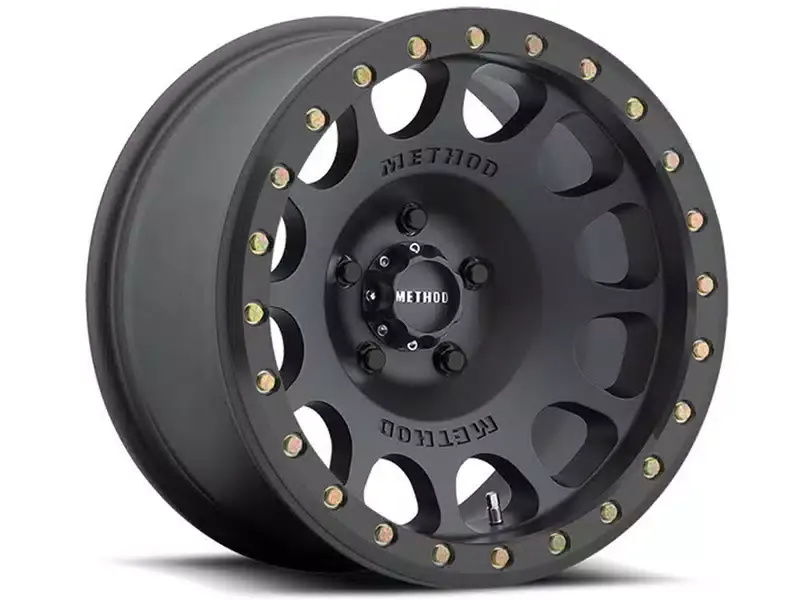 Method Matte Black 105 Beadlock Wheel MR10578555500B | RealTruck Must Have