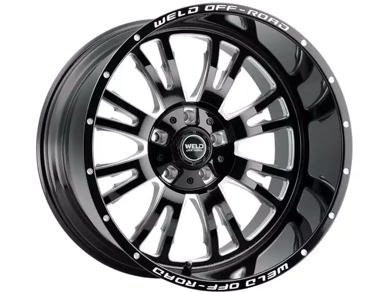 Exclusive Offer Weld Off-Road Milled Gloss Black Slingblade Wheel W15809070500 | RealTruck