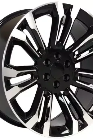 OE Machined Gloss Black CV43B Wheel CV43B-24100-6550-24MB | RealTruck Professional Grade