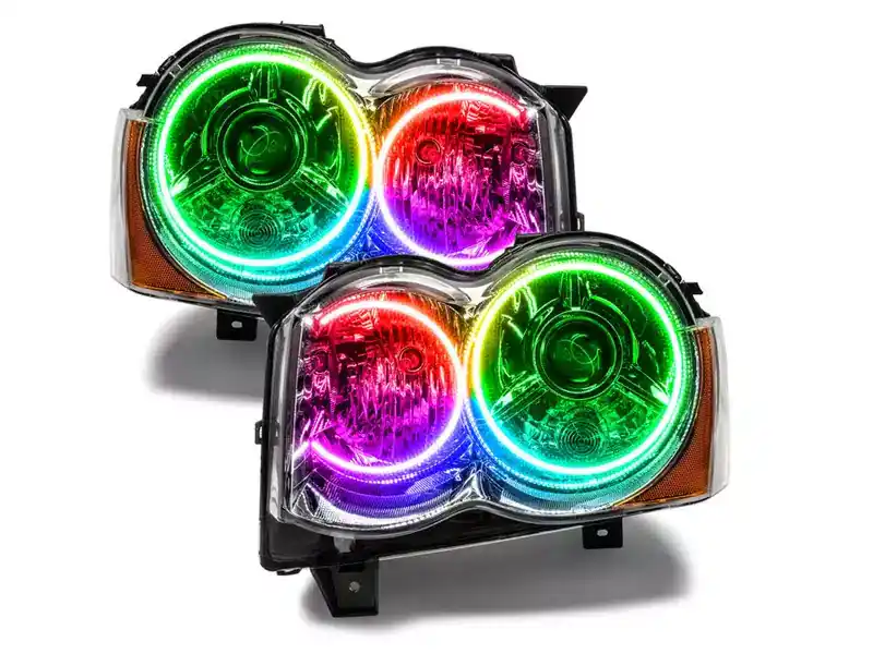 Oracle Chrome LED ColorSHIFT Headlights 7139-333 | RealTruck Price Cut