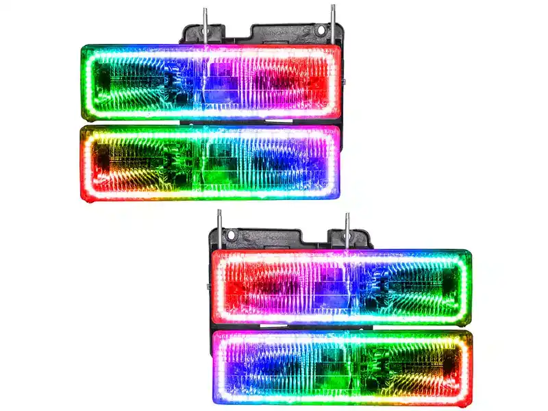 Oracle Chrome LED ColorSHIFT Headlights 8172-504 | RealTruck Best Choice