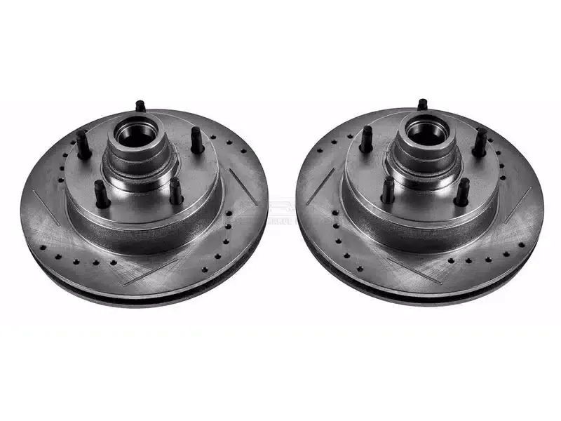 Power Stop Evolution Drilled & Slotted Front Rotors AR8540XPR | RealTruck Premium
