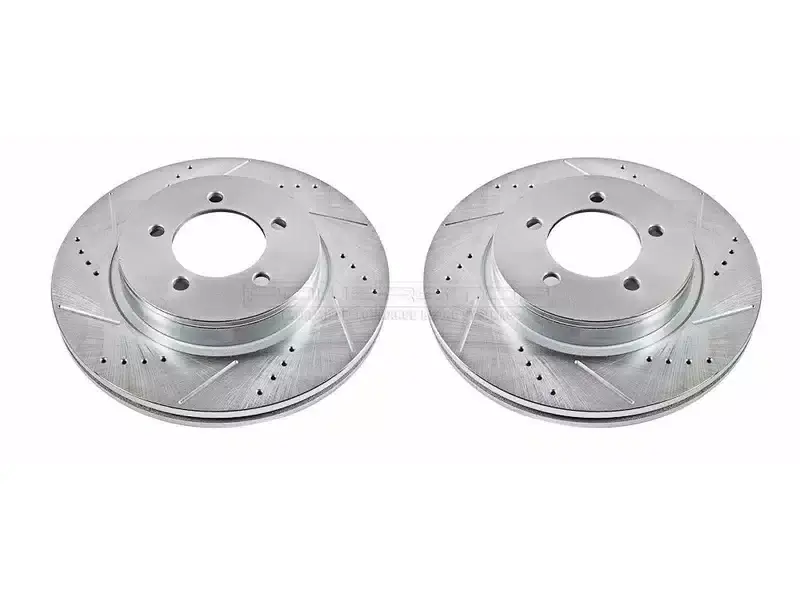 Power Stop Evolution Drilled & Slotted Front Rotors AR8589XPR | RealTruck No Minimum Order