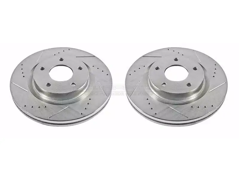 Power Stop Evolution Drilled & Slotted Front Rotors JBR1196XPR | RealTruck Must Have