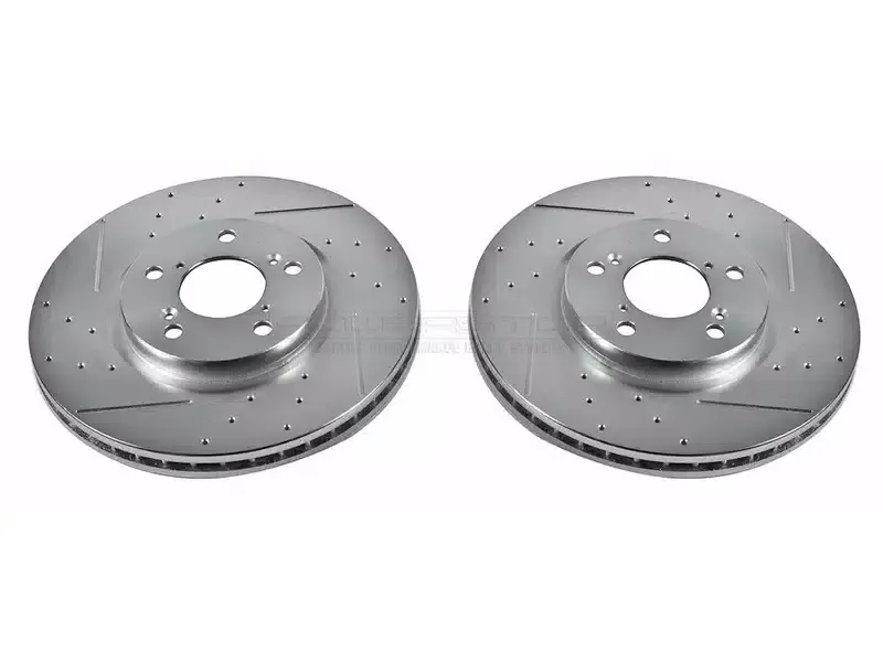Trending Power Stop Evolution Drilled & Slotted Front Rotors JBR984XPR | RealTruck