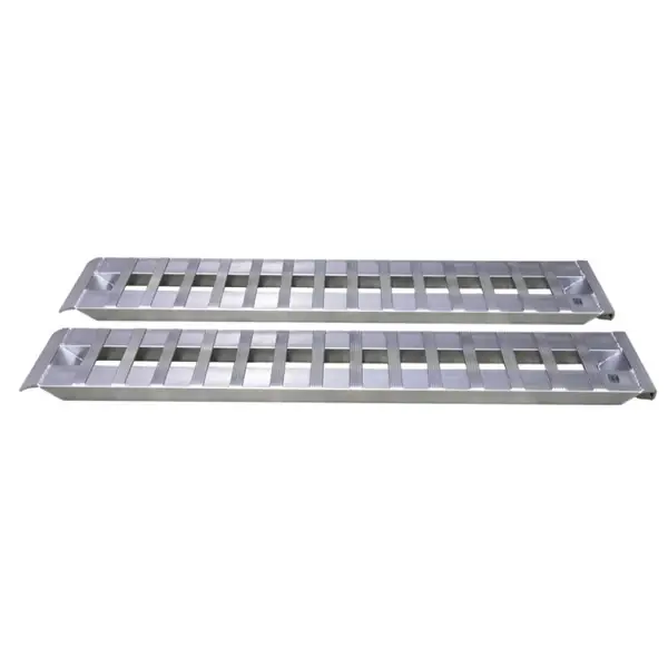 Gen-Y Heavy-Duty 10ft Aluminum Loading Ramps 15in x 120in 5K Capacity Per Ramp - Pair Fresh Stock