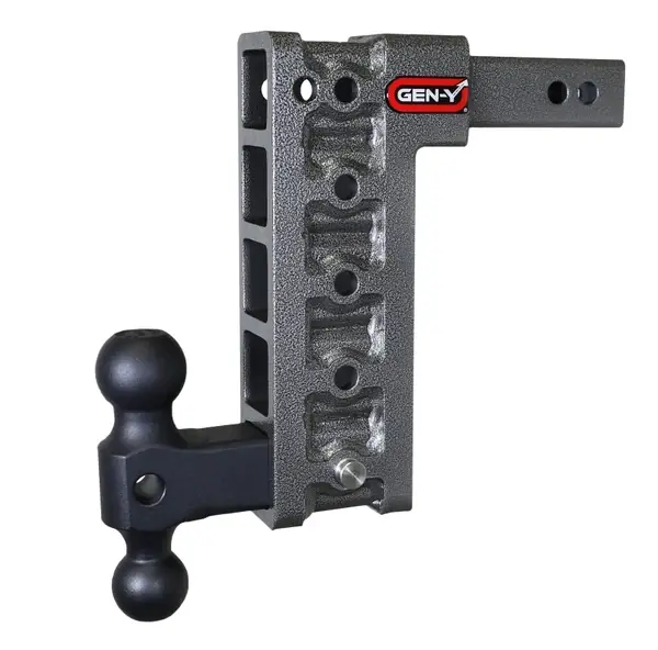 Top Rated Gen-Y Mega Duty 2in Shank 10in Drop 1.5K TW 10K Hitch w/GH-031 Dual-Ball