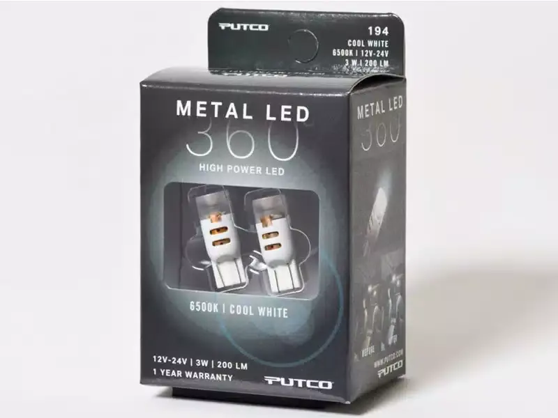 Putco Metal 360 White LED Light Bulbs 340194C-360 | RealTruck Popular
