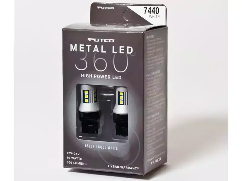 Putco Metal 360 White LED Light Bulbs 347440W-360 | RealTruck One Day Deal
