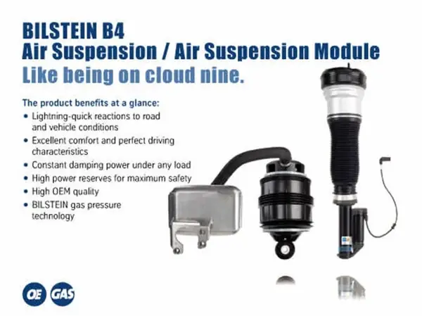 Top Pick Bilstein B4 2007 Mercedes-Benz S550 4Matic Front Left Air Spring with Twintube Shock Absorber